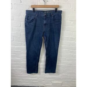 DKNY Women's Straight Leg Jeans Denim Slim Fit Stretch Blue Size 36/30